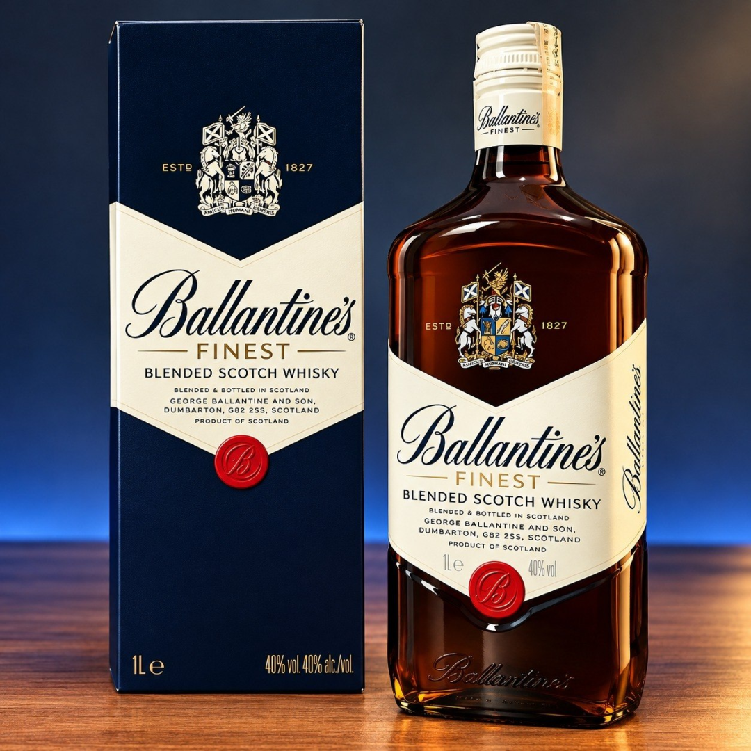 Ballantine's Whisky Finest Blended Escocês 1L