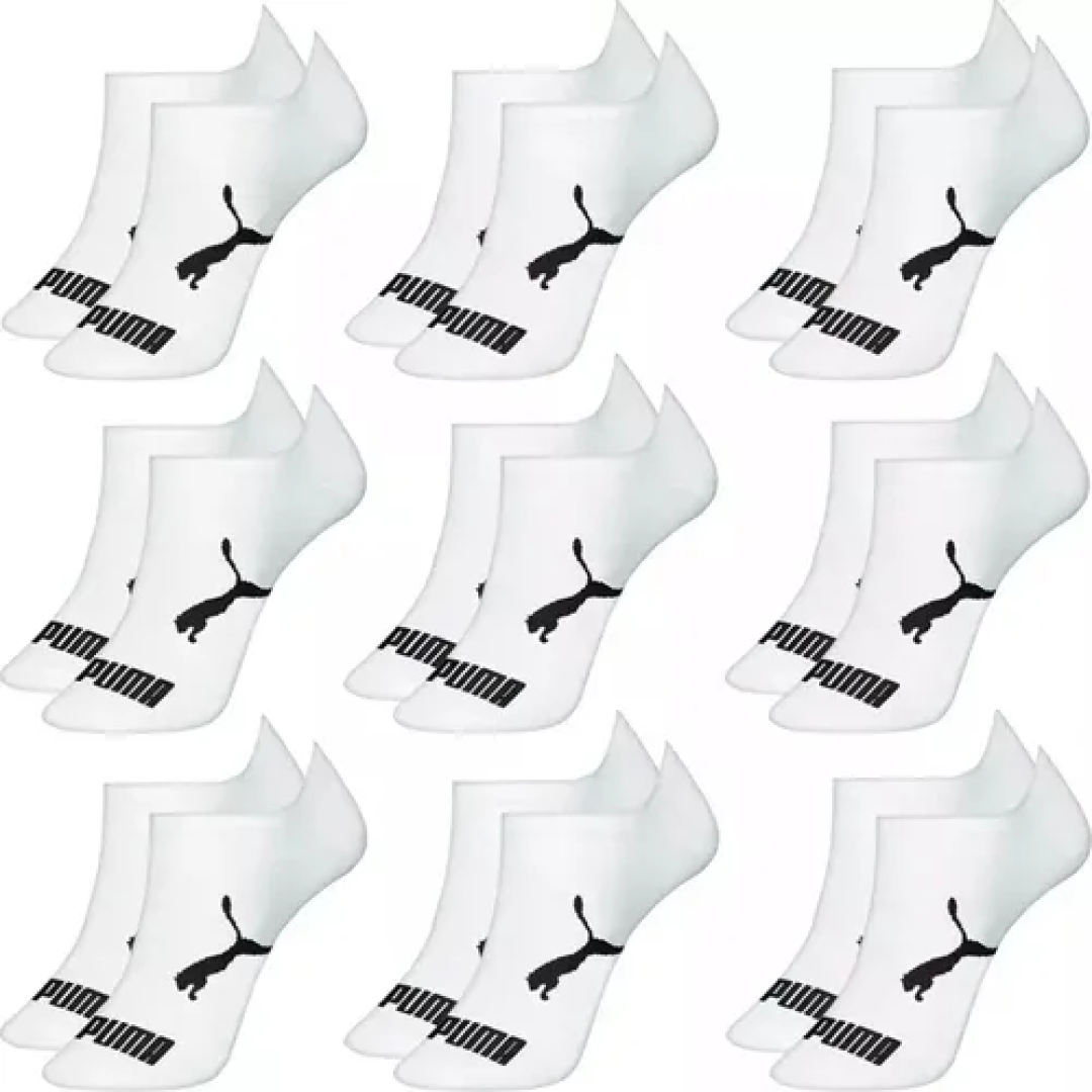 Kit com 9 Pares Meias Puma Soquete