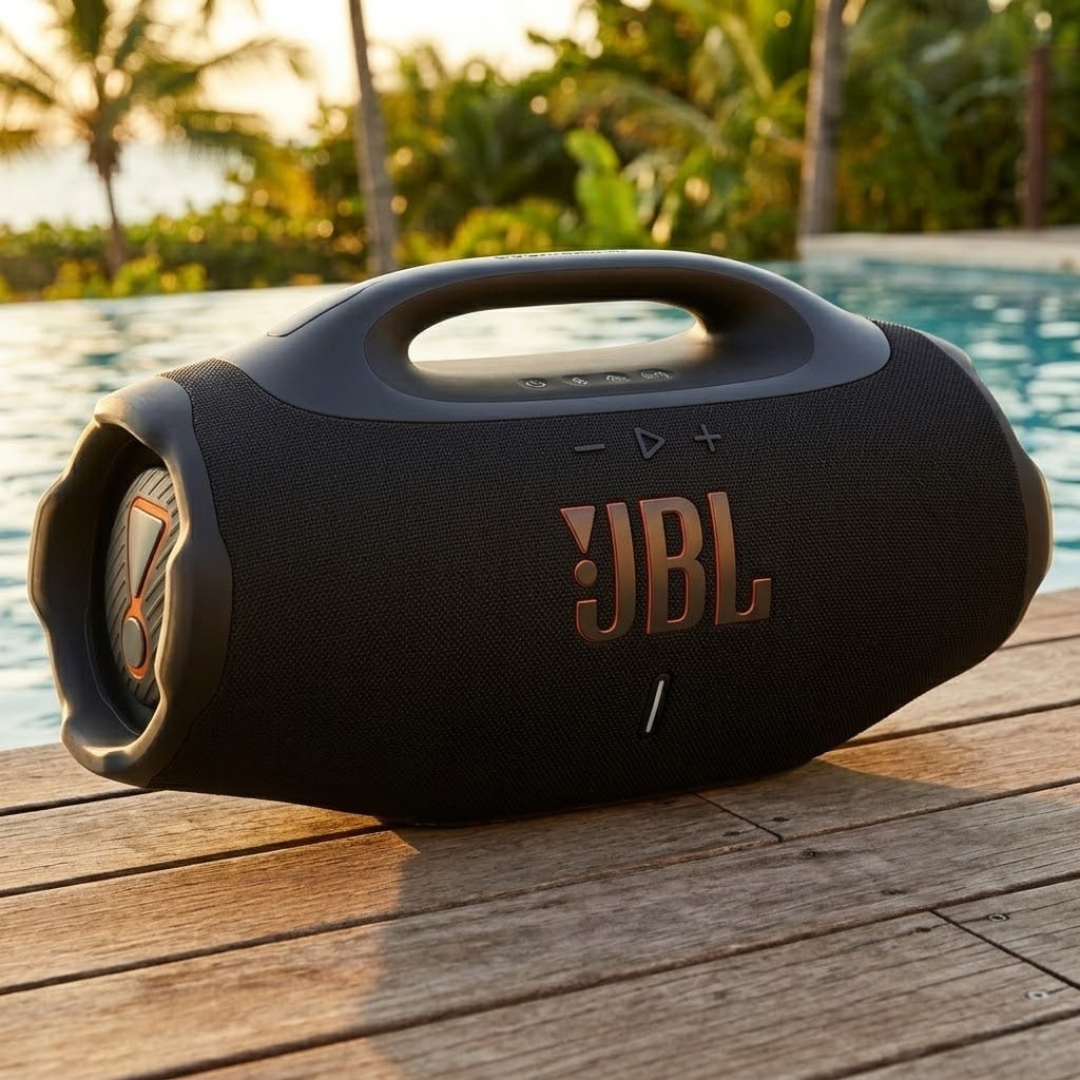 Caixa de Som JBL Boombox 4 Bluetooth Amplificada Portátil à Prova de Água 210W USB-C