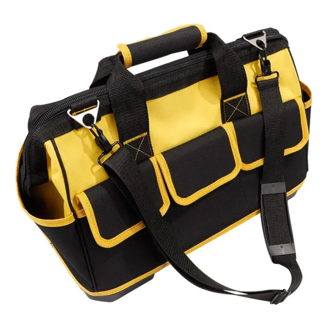Bolsa Ferramentas Grande Reforçada Eletricista Mala Bolsos Cor Amarelo
