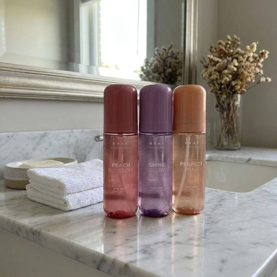 Braé By Ana Paula 3 Body Splash Peach + Perfect + Shine