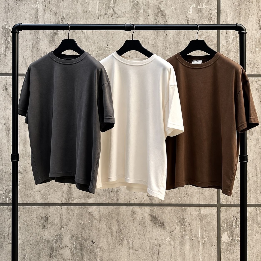 Kit com 3 Camiseta Oversized Algodão