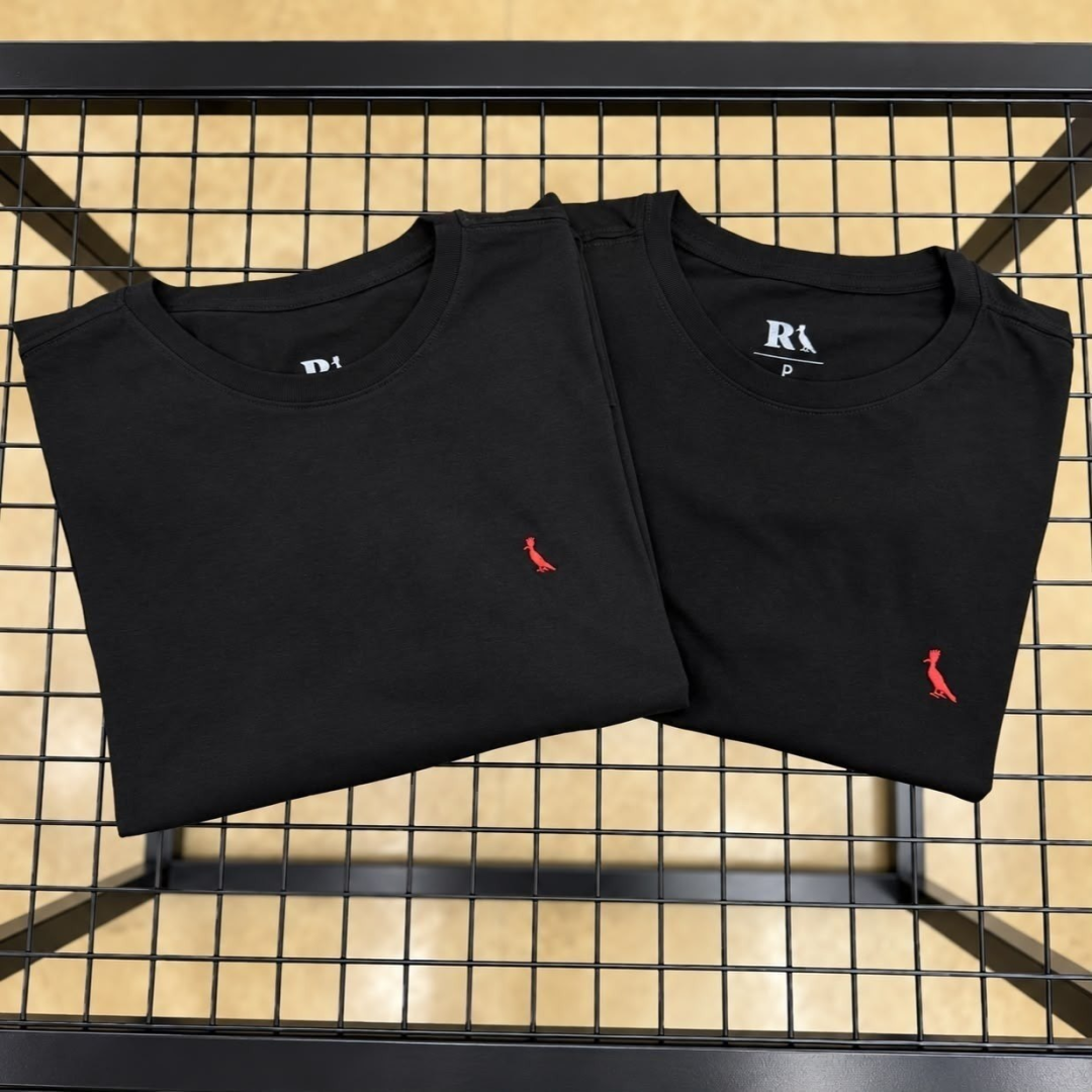 Kit com 2 Camisetas Brasa Pica Pau Bordado Reserva