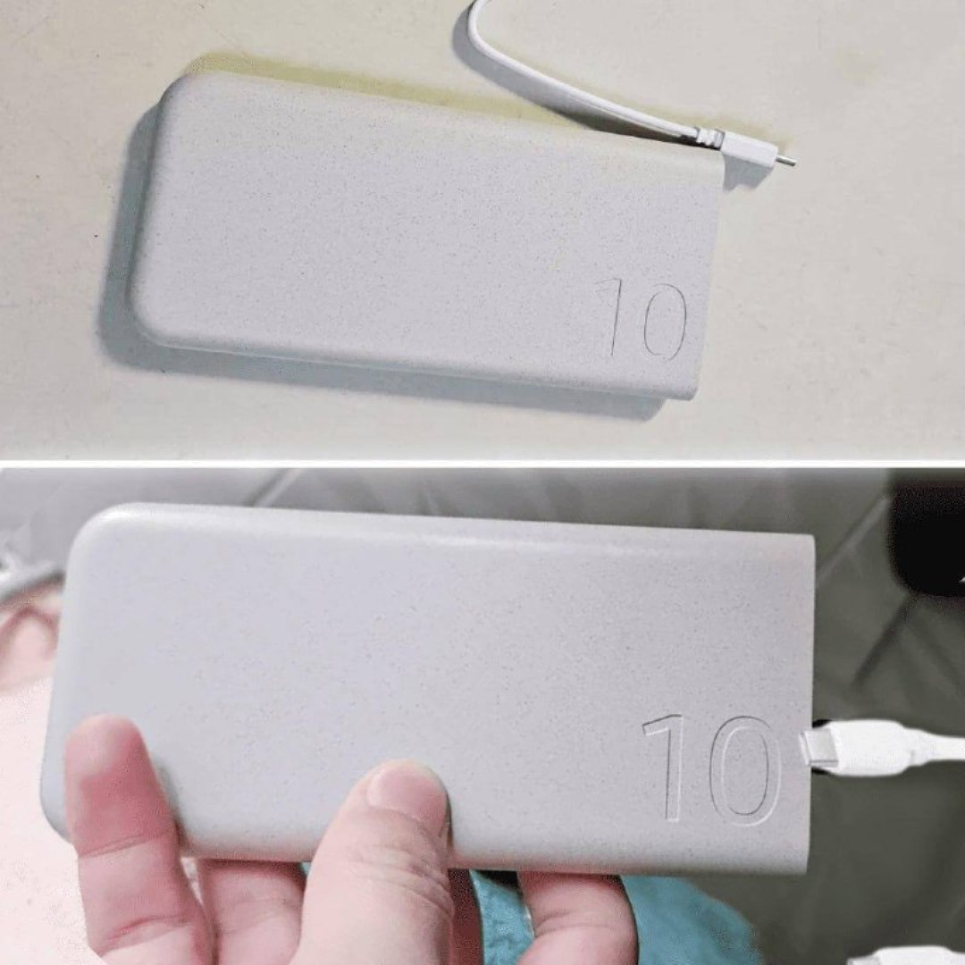 Bateria Samsung Carregador Portatil 3x Usb-c 20000mah Super Rapida 45w Bege