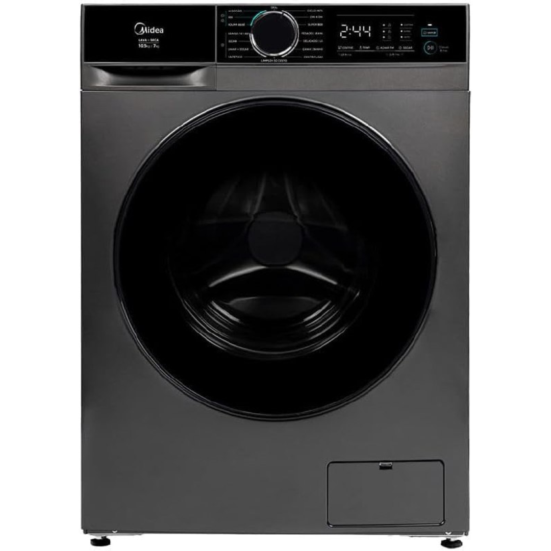Lava e Seca 10,5kg Titanium Inverter Midea