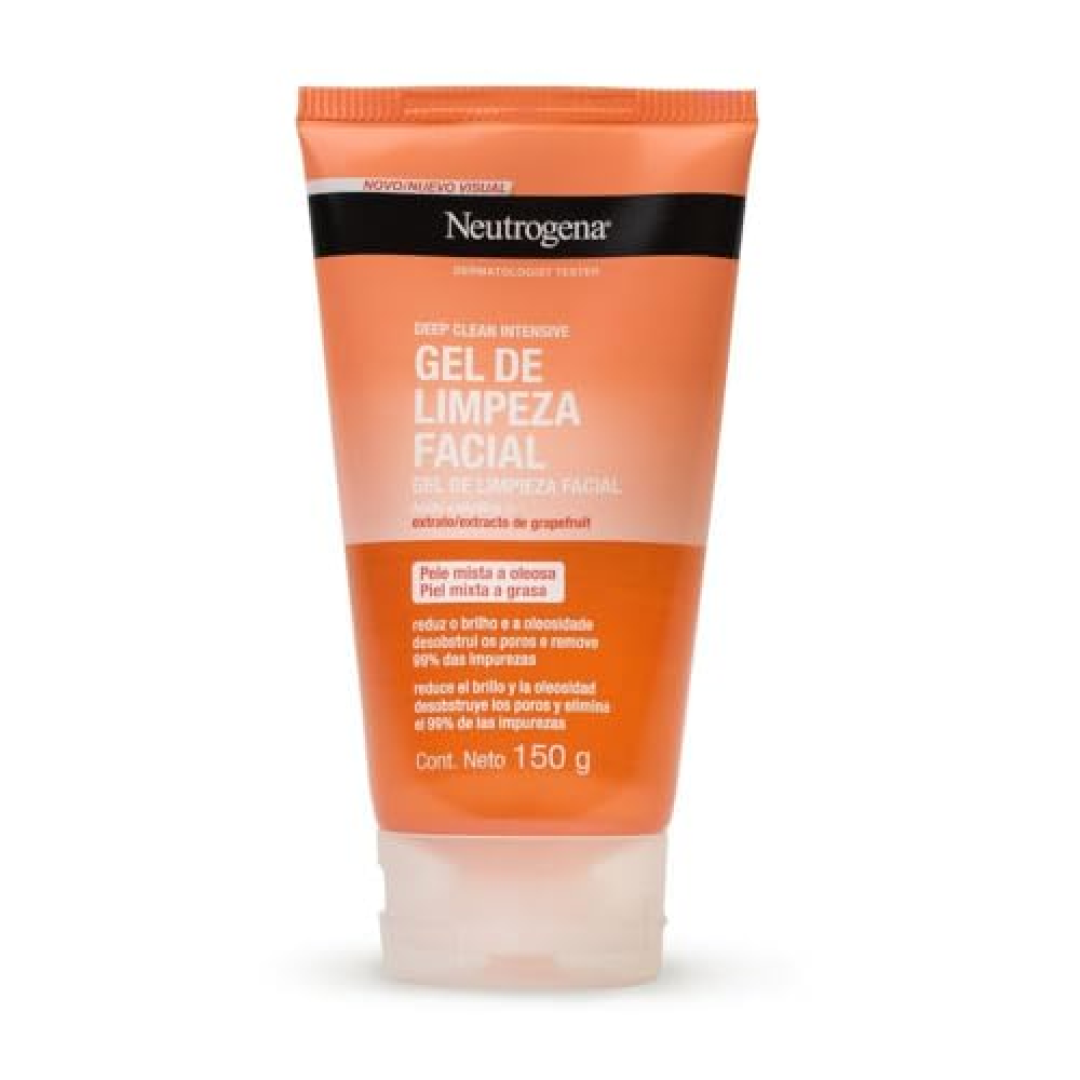 Gel de Limpeza Facial Neutrogena Deep Clean Intensive Grapefruit 150g