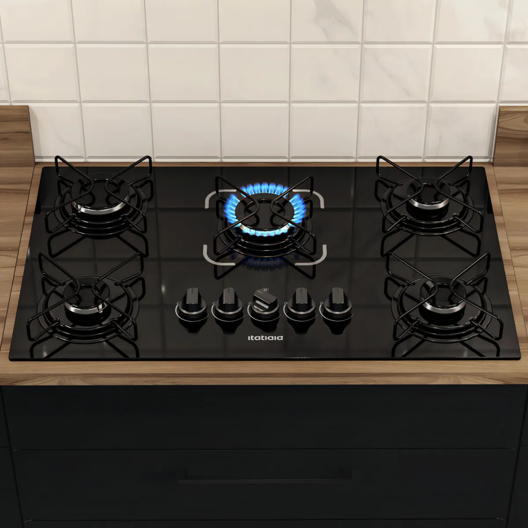 Cooktop Itatiaia Essencial 5 Bocas Preto