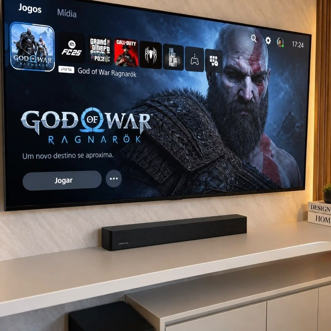 Samsung Smart TV 58" Crystal UHD 4K 2026 + Soundbar Samsung