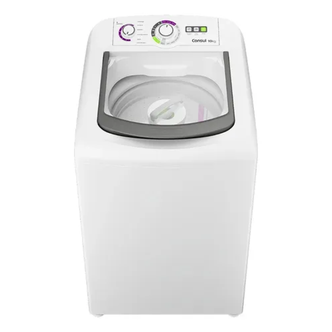 Máquina de Lavar Consul 10 kg Dosagem Econômica CWB10BB Branca (110v)