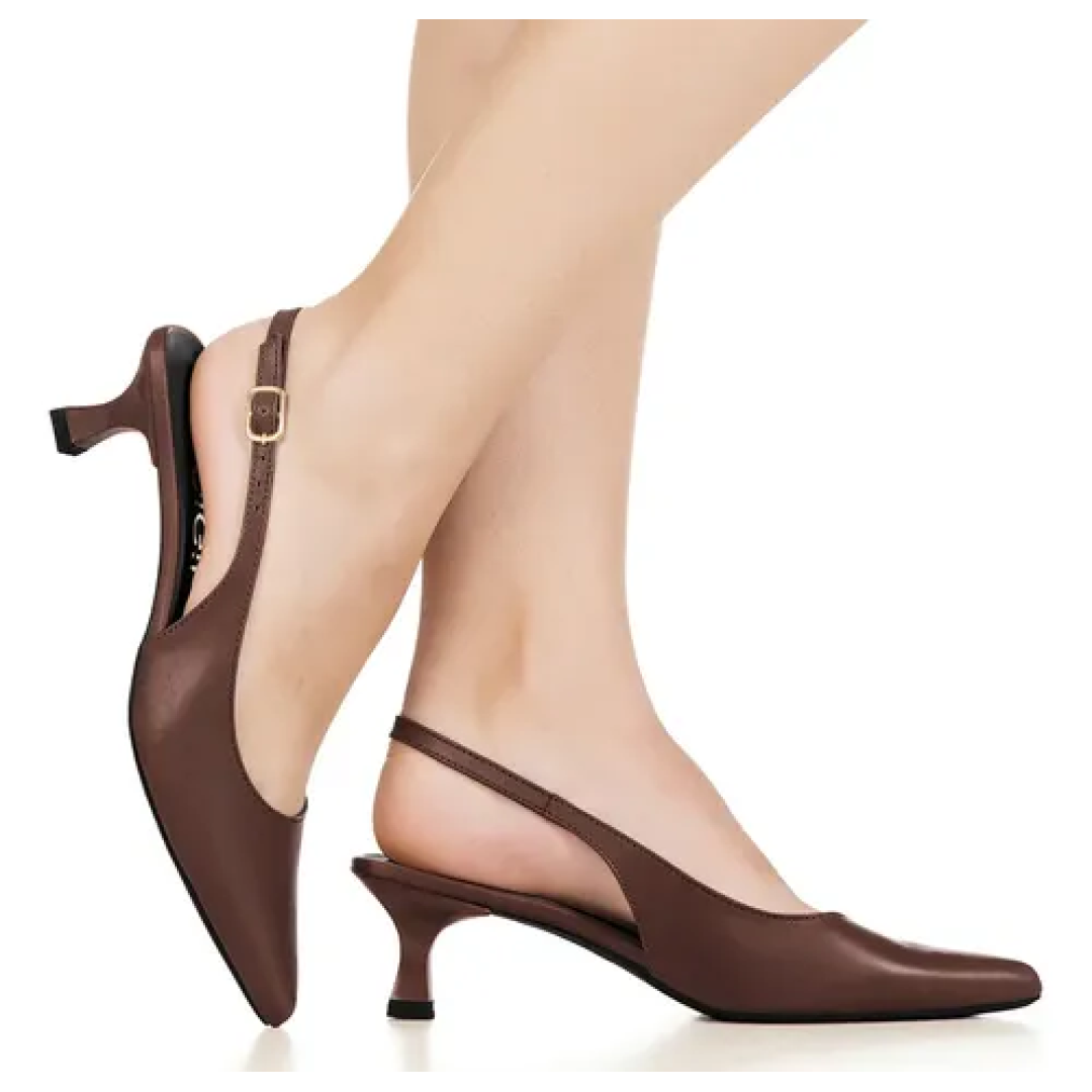Sapato Feminino Gigil Scarpin Salto Fino Baixo Confortável