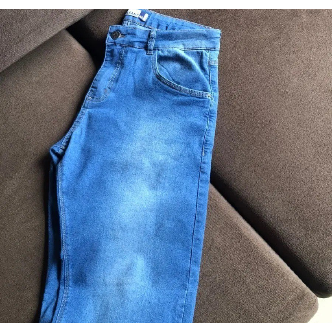 Calça Jeans Corte Reto (3 cores)