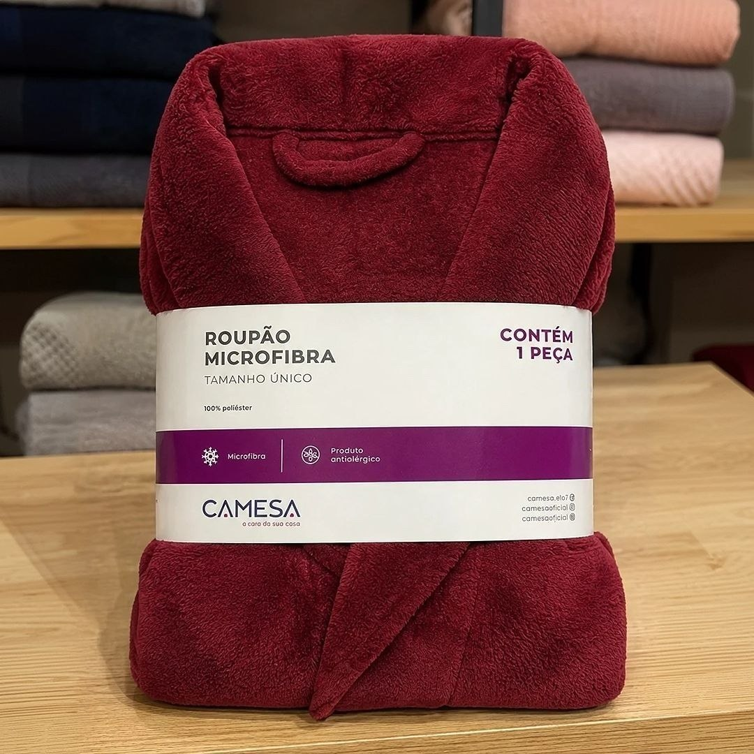 Roupão Microfibra Adulto Extra Macio Unissex (Várias Cores)