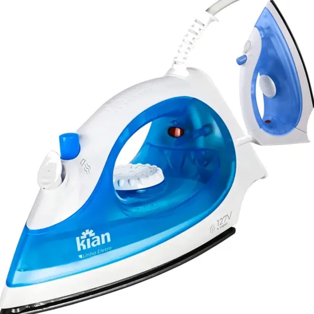 Ferro A Vapor 1300w Azul Kian