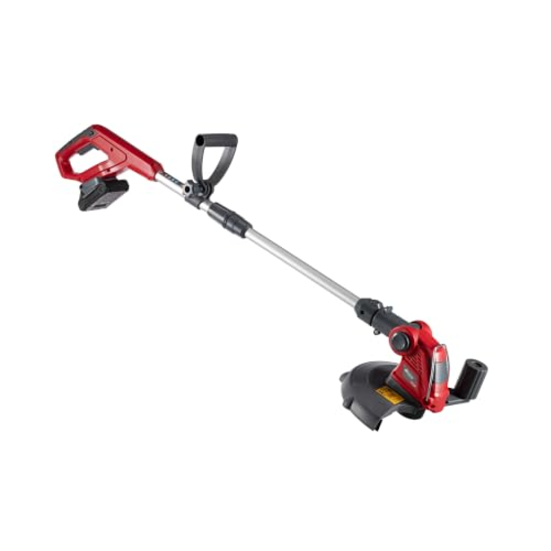 Branco Aparador de Grama BR 20V com Ângulo de Corte Ajustável e Cabeçote Pivotante