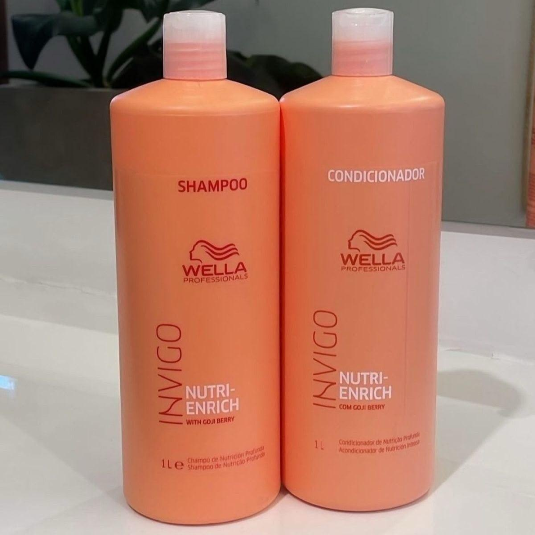 Kit Wella Invigo Nutri Enrich Shampoo + Condicionador