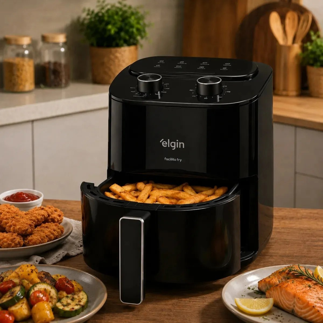 Fritadeira  Elétrica Air Fryer Elgin 3.5L