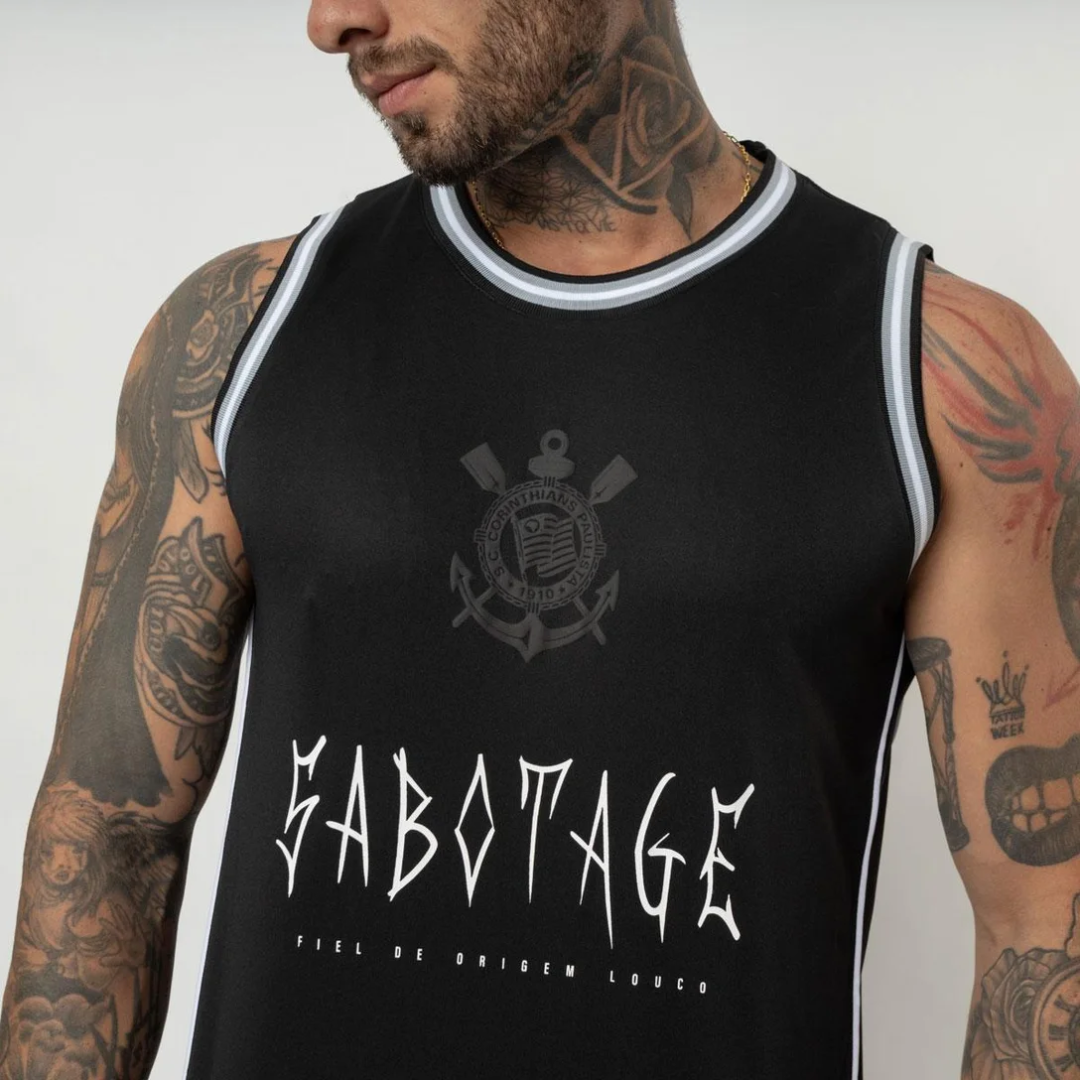 Regata Basquete Masculino Corinthians x Sabotage - Preto