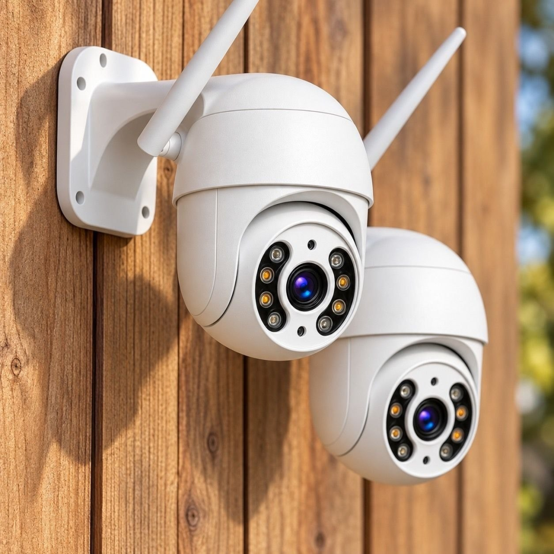 Kit com 2 Câmeras Segurança Ip Interna Externa Wifi iCSee Prova D’Água