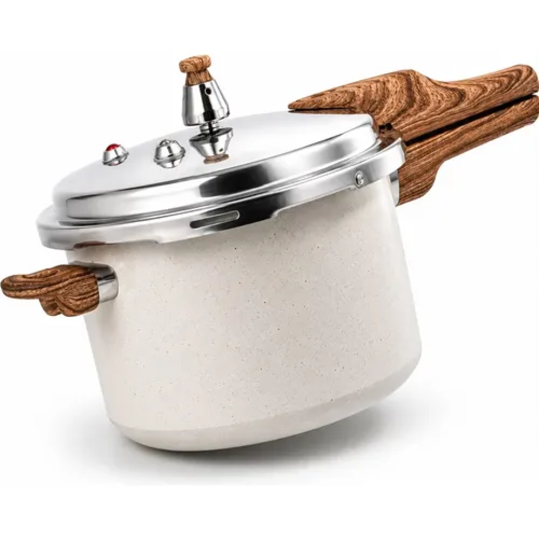 Panela De Pressão Cerâmica Antiaderente 4,2l Quality House Baunilha