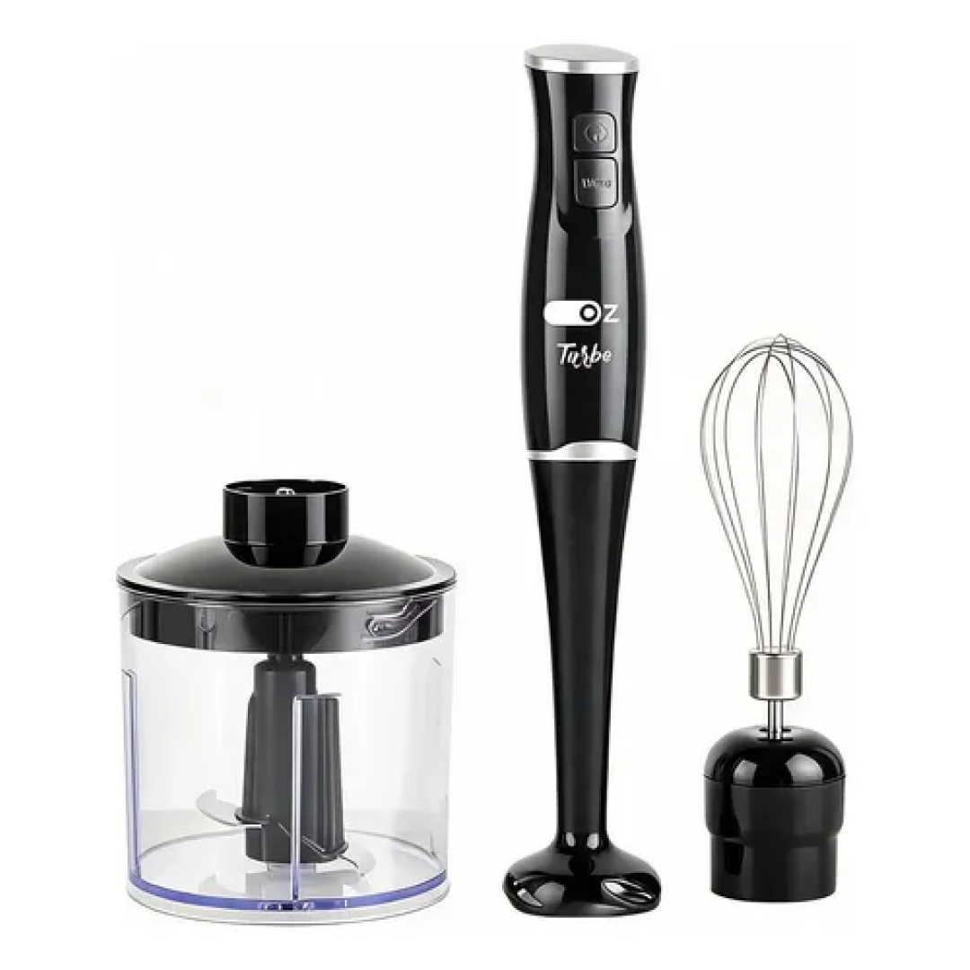 Mixer Turbo 3 Em 1 250w Triturador E Fuet 110v Oz Cor Preta