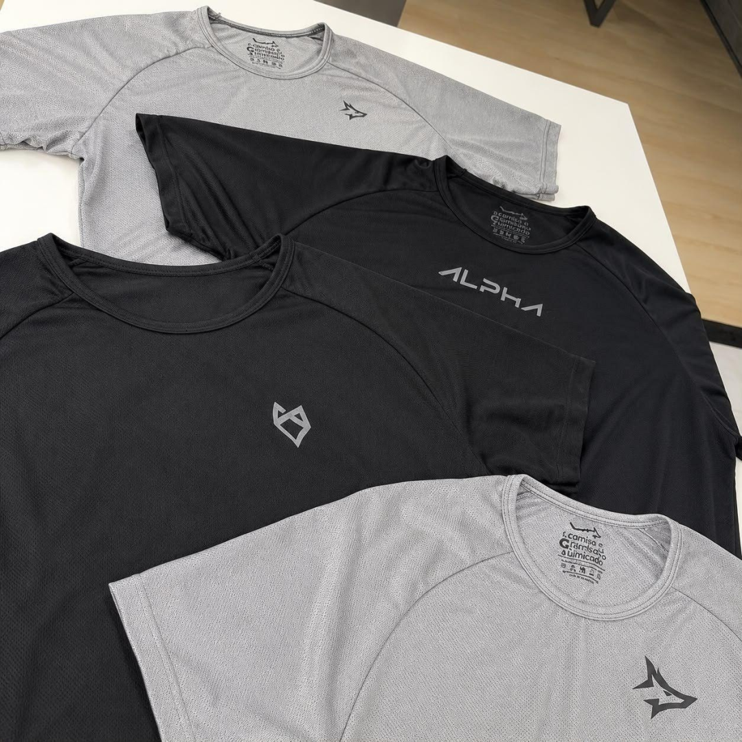 Kit com 6 Camisetas Mais Procuradas Alpha