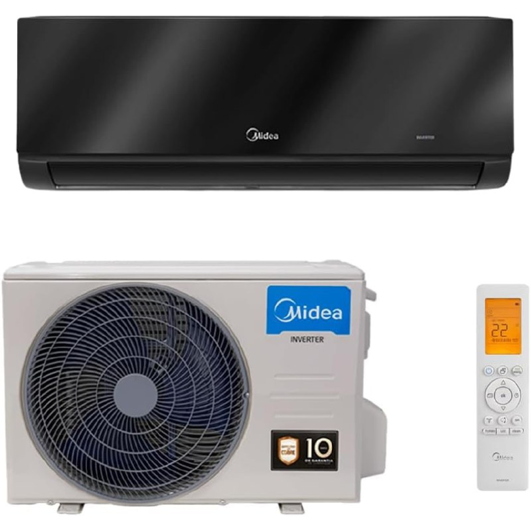 Ar Condicionado Split HW Inverter Midea Save Connect Black 18.000 BTUs Quente/Frio