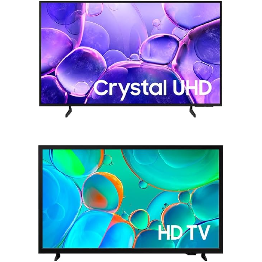 Kit Smart TV 55" Crystal UHD 4K U8100F + Smart TV 32" HD H5000F