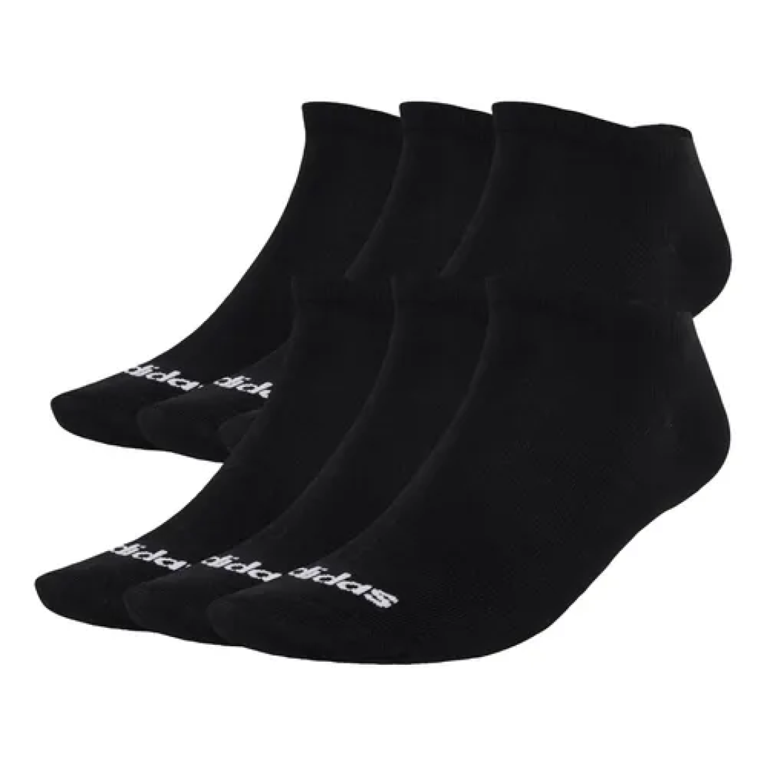 Kit com 6 Pares De Meias Adidas Linear
