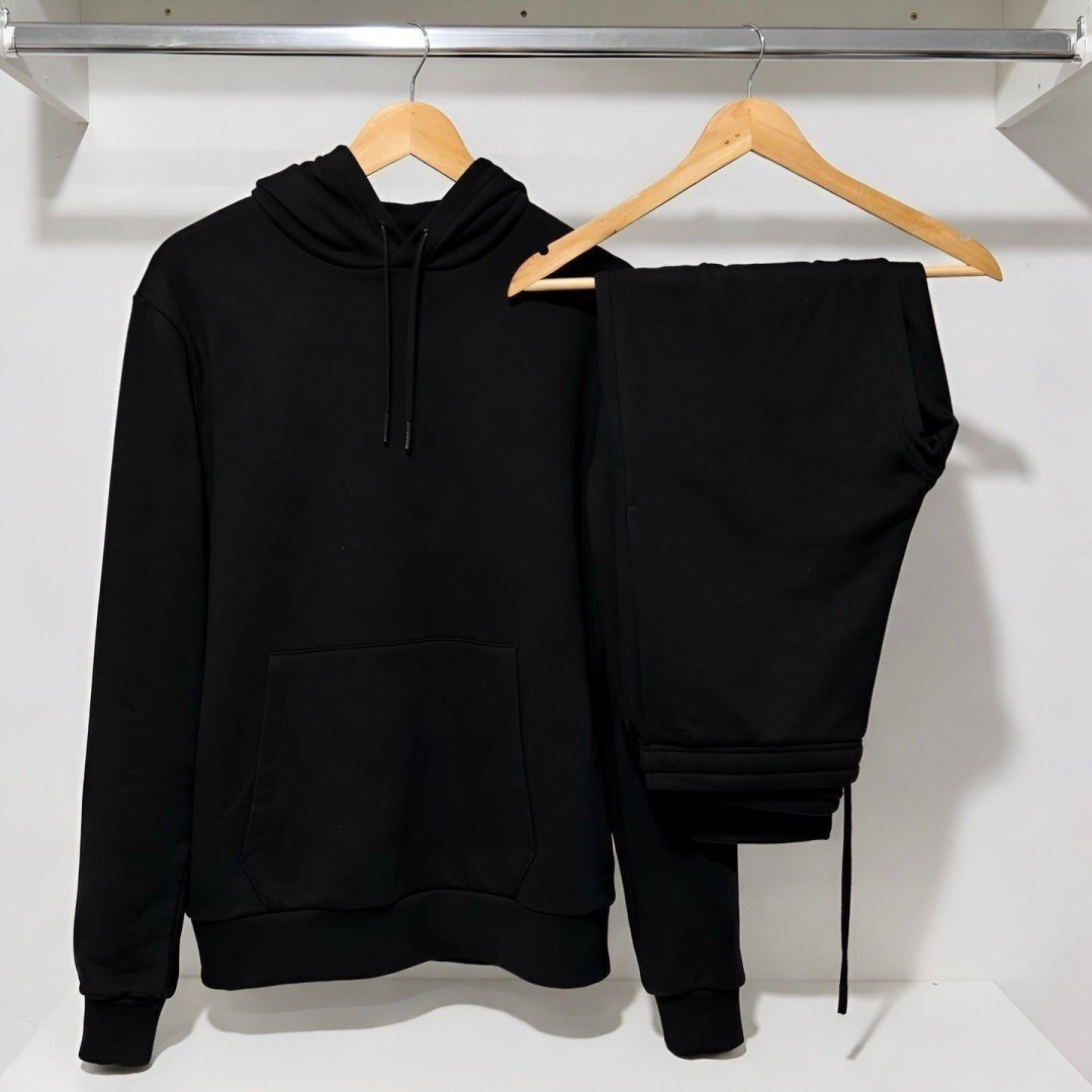 Conjunto Calça e Blusa De Moletom Liso