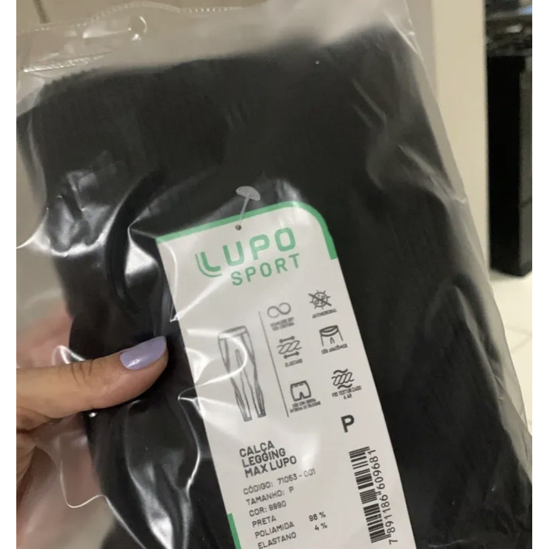 Calça Legging Lupo Max Feminina Academia Cintura Alta