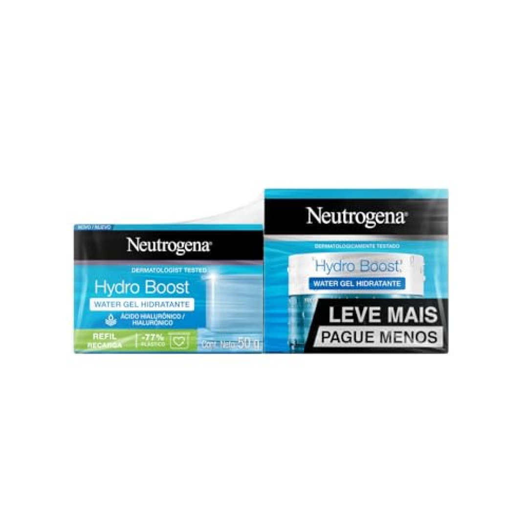Neutrogena Hidratante Facial Hydro Boost Water Gel 50g + Refil Hydro Boost Water Gel 50g