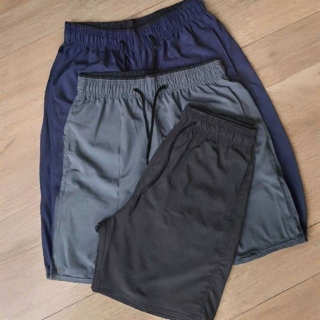 Kit com 4 Shorts Tactel