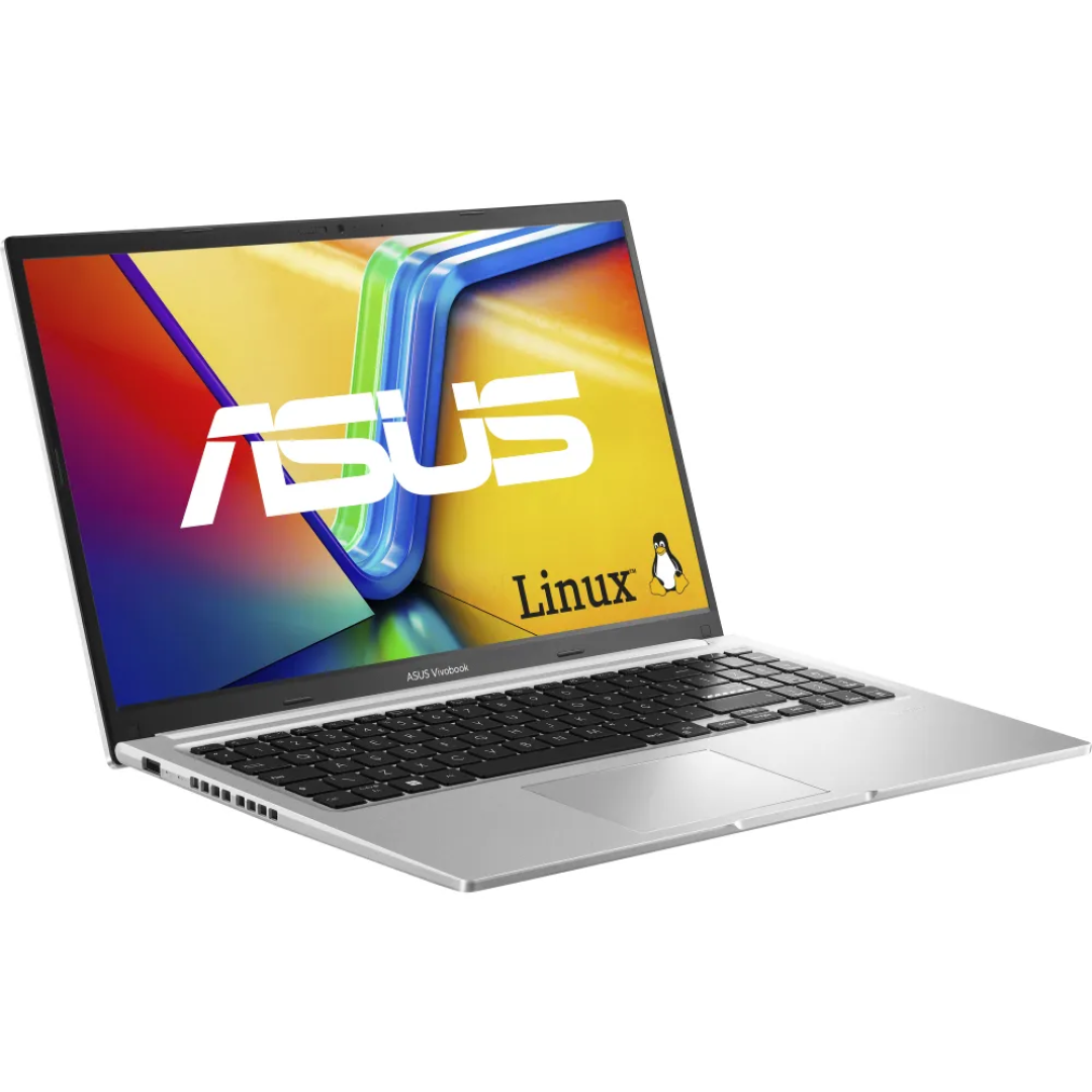 Notebook ASUS Vivobook 15 M1502, AMD Ryzen 7, 8 GB RAM, 512 GB SSD, KeepOS Linux, Cool Silver - M1502YA-NJ611