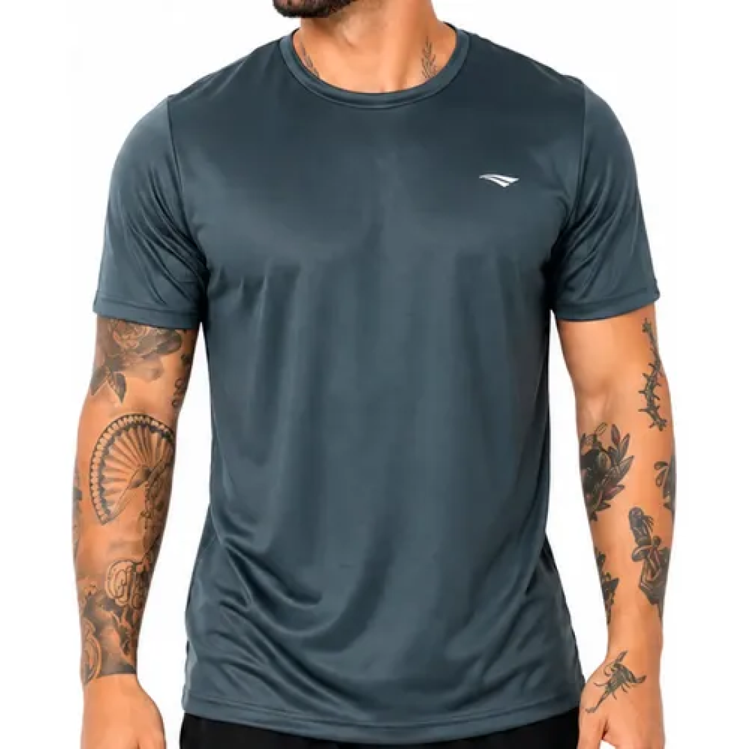 Camiseta Masculina Penalty Treino X Academia Original Cinza-escuro G