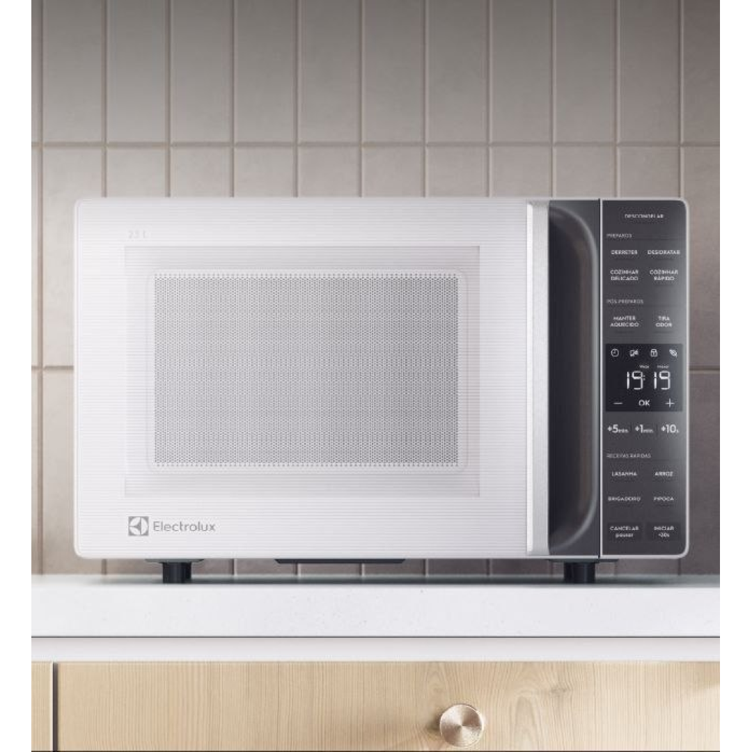 Micro-ondas Electrolux 36L Branco e Cinza