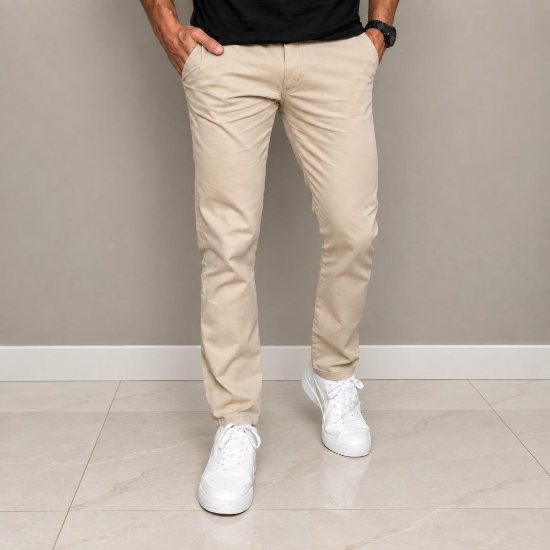 Calça Sarja Alfaiataria Slim (5 Cores)