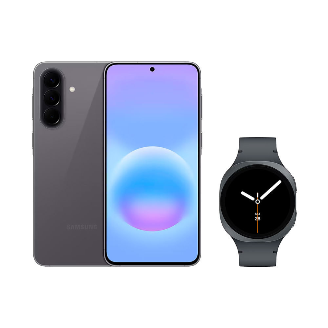 Galaxy A57 5G (128GB) Cinza + Galaxy Watch8 BT 40mm Grafite