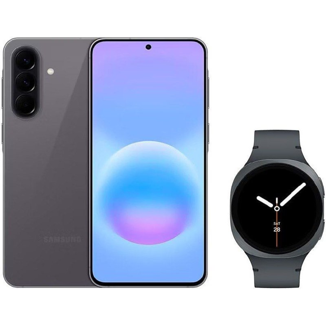 Samsung Combo Galaxy A57 5G (128GB) - Cinza + Galaxy Watch8 BT 40mm - Grafite