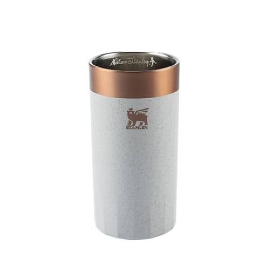 Stanley - Copo prismático isolado para cocktails, antiderrapante, para bebidas quentes ou frias, 381 ml, Ash Bronze