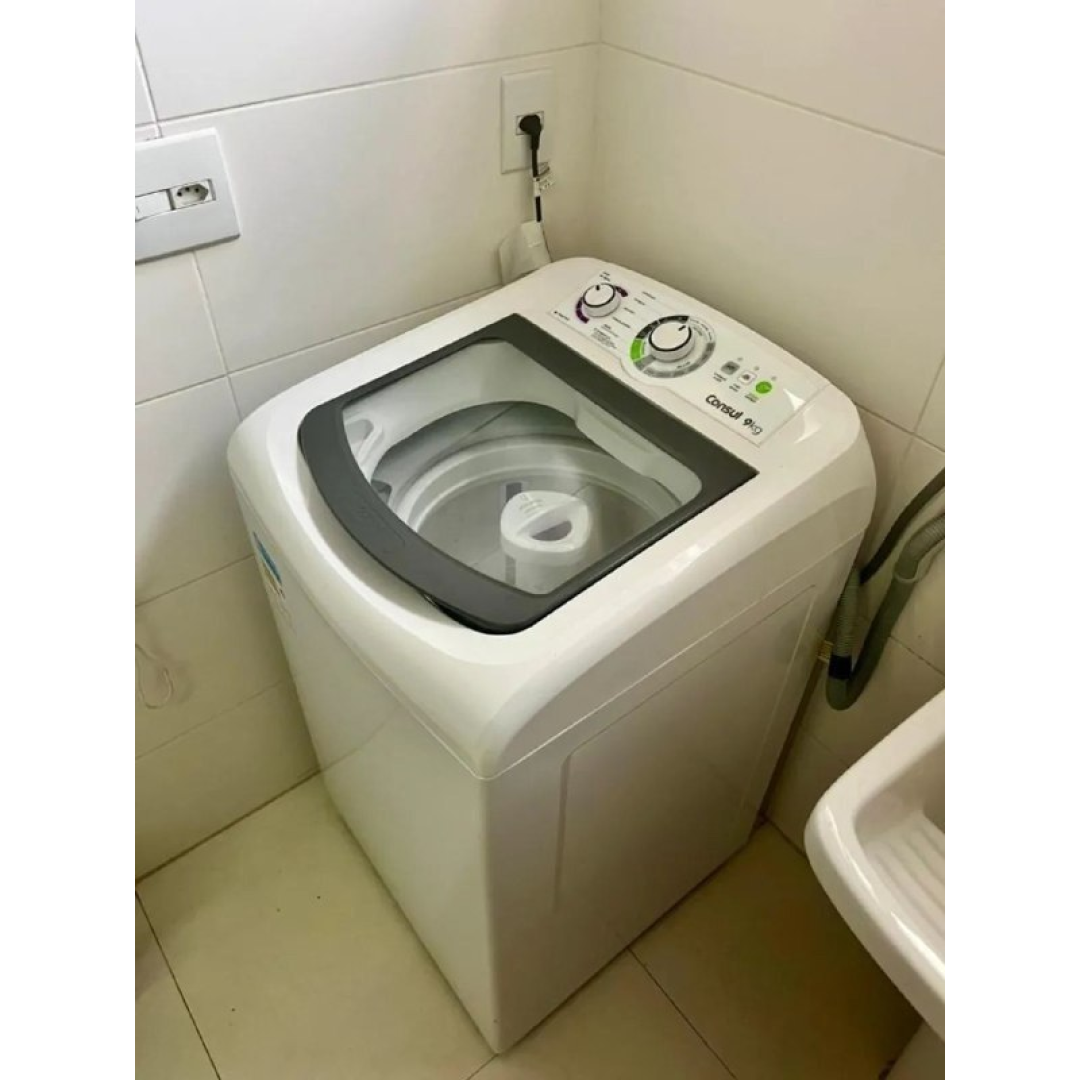 Máquina De Lavar Consul 9kg Branca Com Dosagem Econômica - C 110v Branco