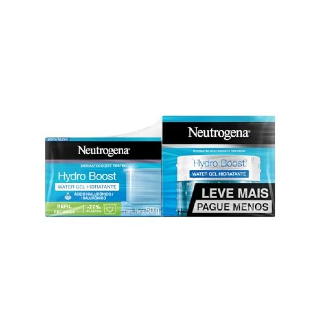 Hidratante Facial Neutrogena Hydro Boost Water Gel, 50g, Kit com 2 Unidades