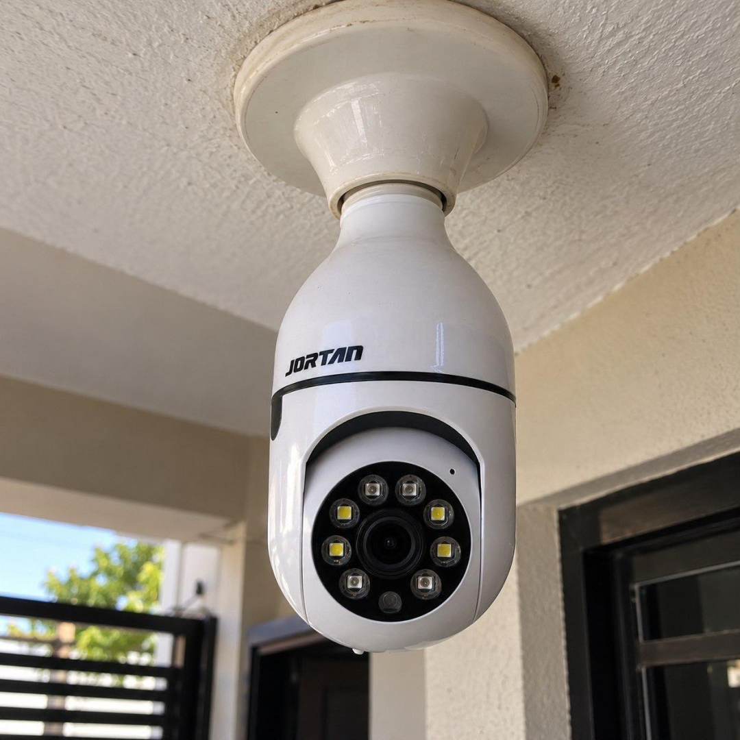 Câmera Lâmpada HD Wi-fi Visão Noturna