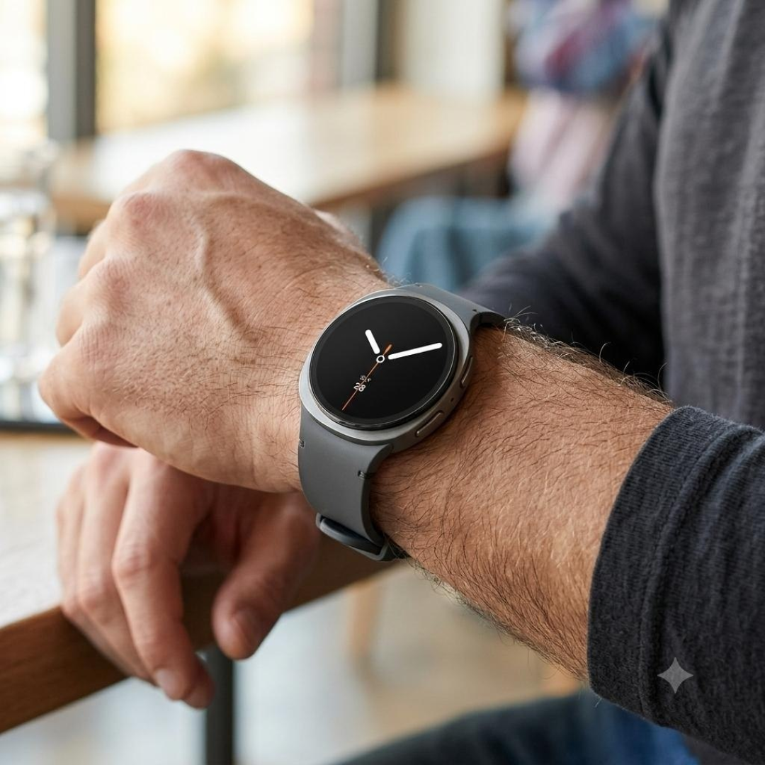 Samsung Galaxy Watch8 Smartwatch 40mm BT, Galaxy AI, Tela em Cristal de Safira