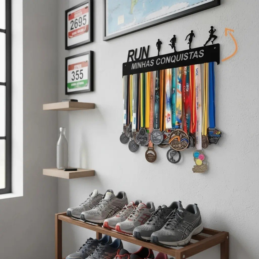 Porta Medalhas Corrida