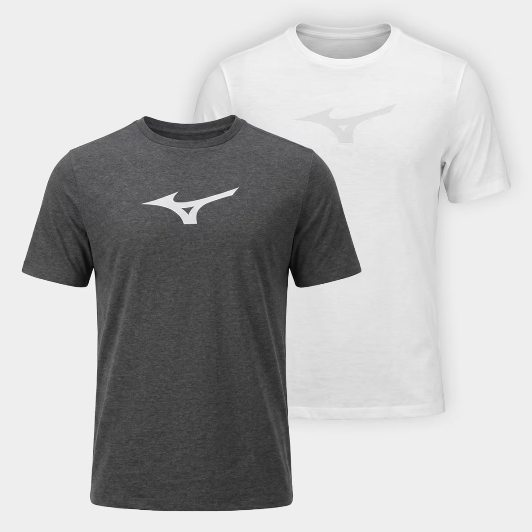 Kit Camiseta Mizuno Lifestyle 2 Peças Masculino