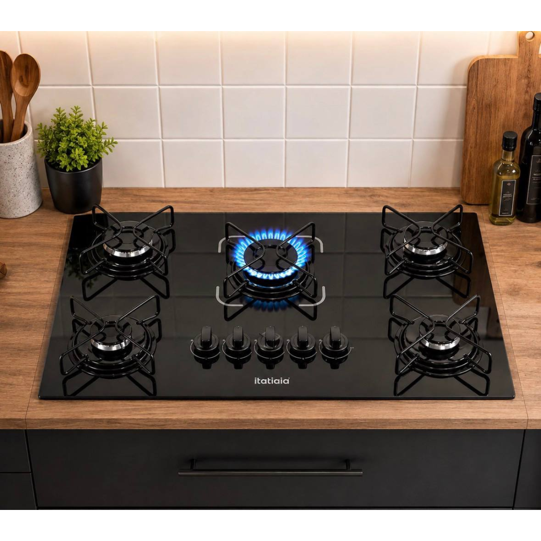 Cooktop Itatiaia Essencial 5 Bocas Preto