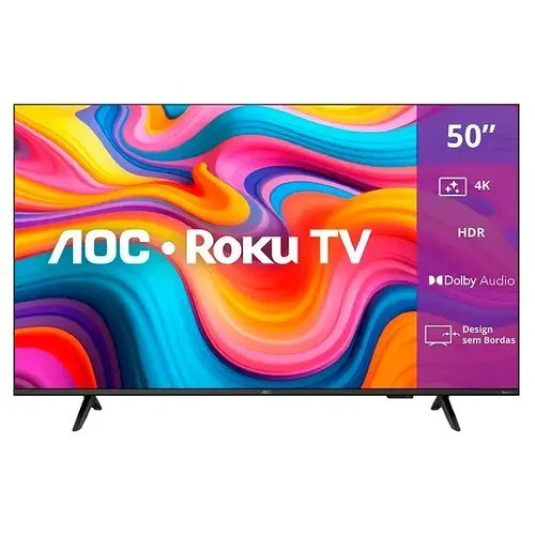 Smart Tv Aoc 50'' 4K Uhd Dled Wi-Fi Dolby Audio 50U7066