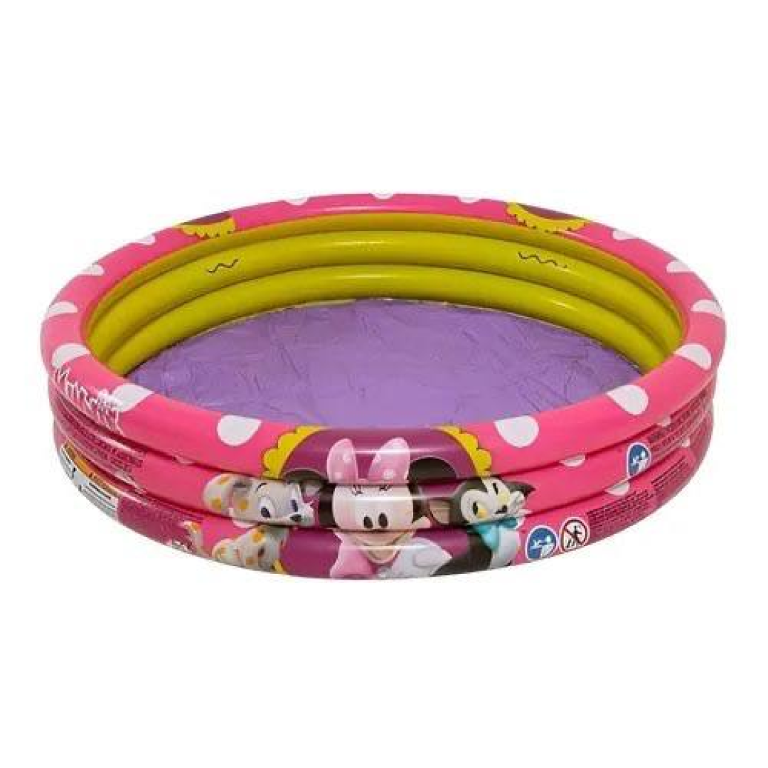 Piscina Inflável Da Minnie Bestway 140l A Partir De 2 Anos
