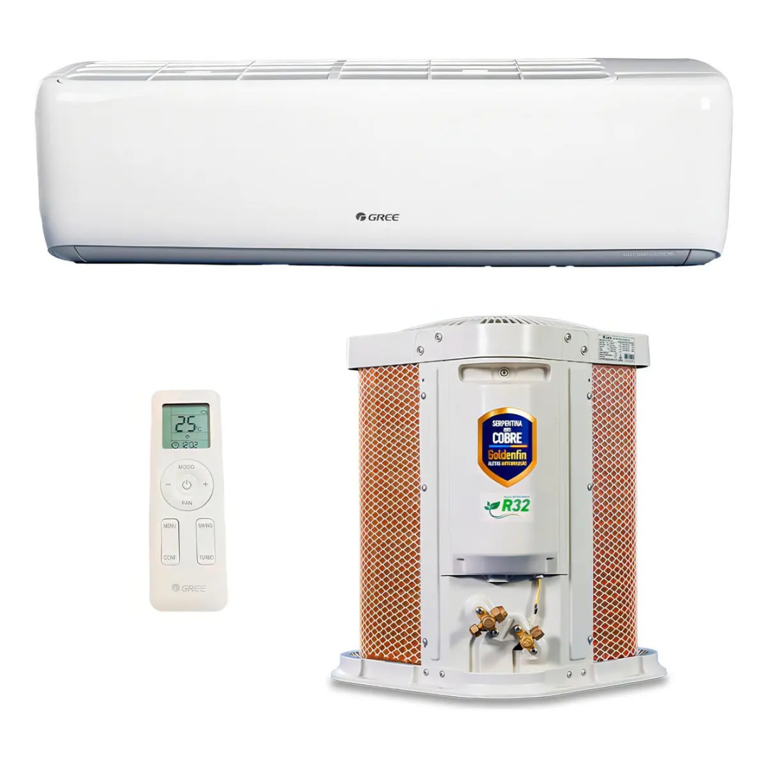 Ar Condicionado Split Gree 9000 BTU Inverter Wi-Fi Frio 220V (R32)