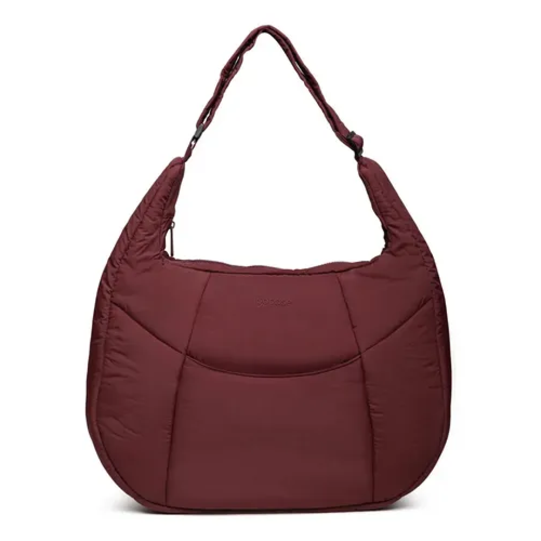 Outlet Bolsa Tote Moon Puffer Gocase Leves Defeitos Vinho